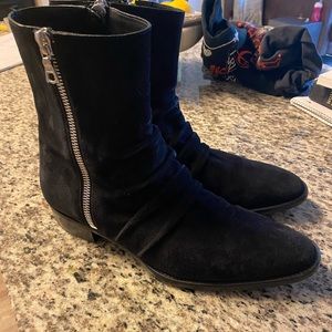 Men’s Amiri size 42 black stacked fashion boot!